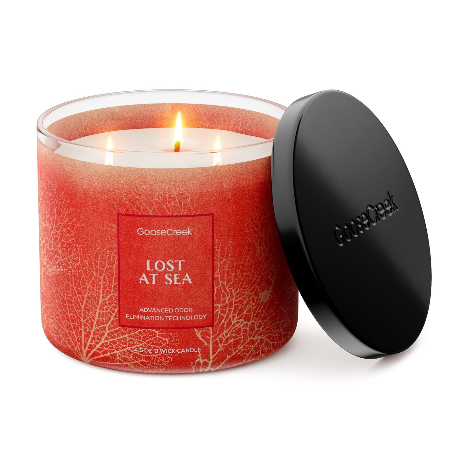 Lost at Sea Odor Eliminating 3-Wick Candle