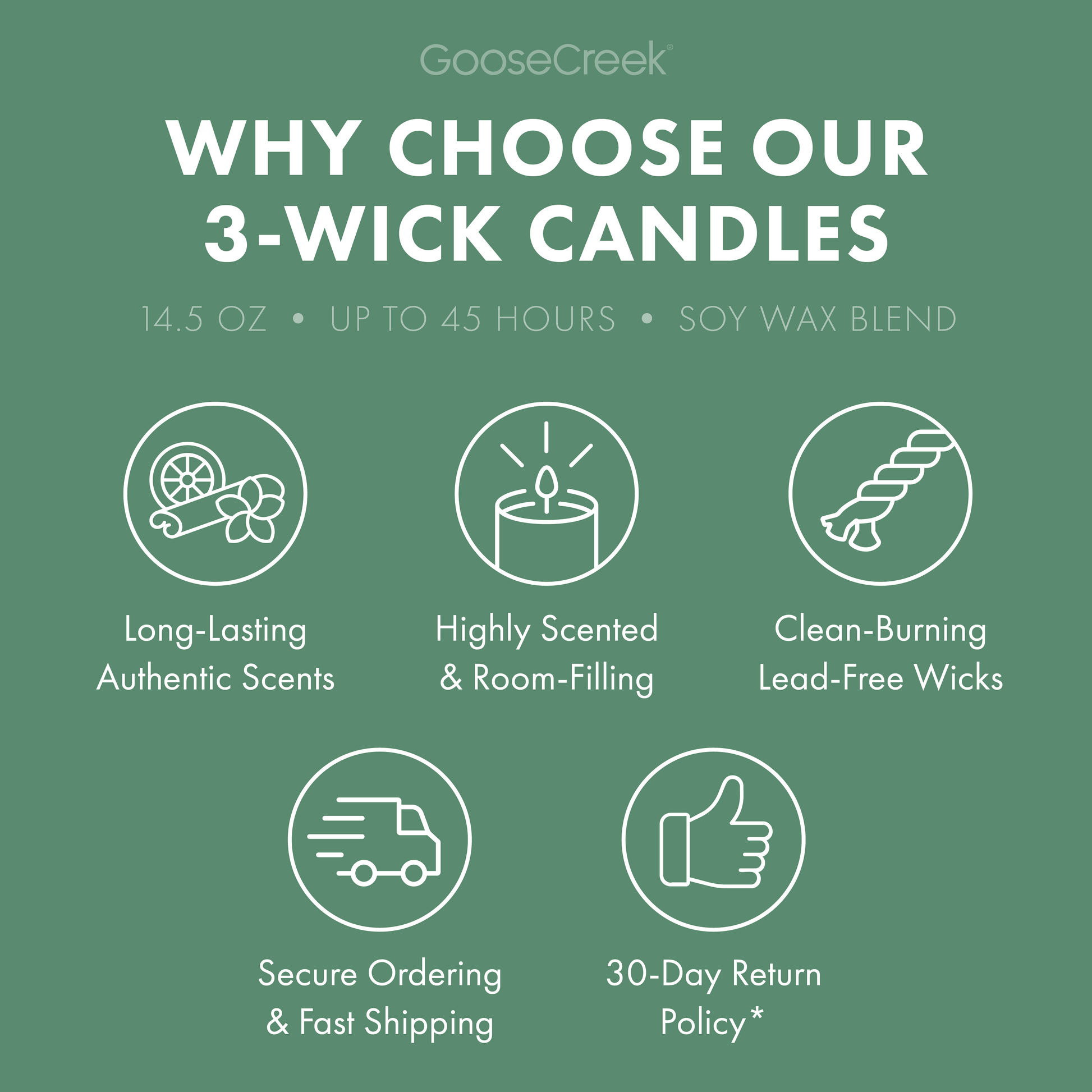 Meadow Wildflowers 3-Wick Candle