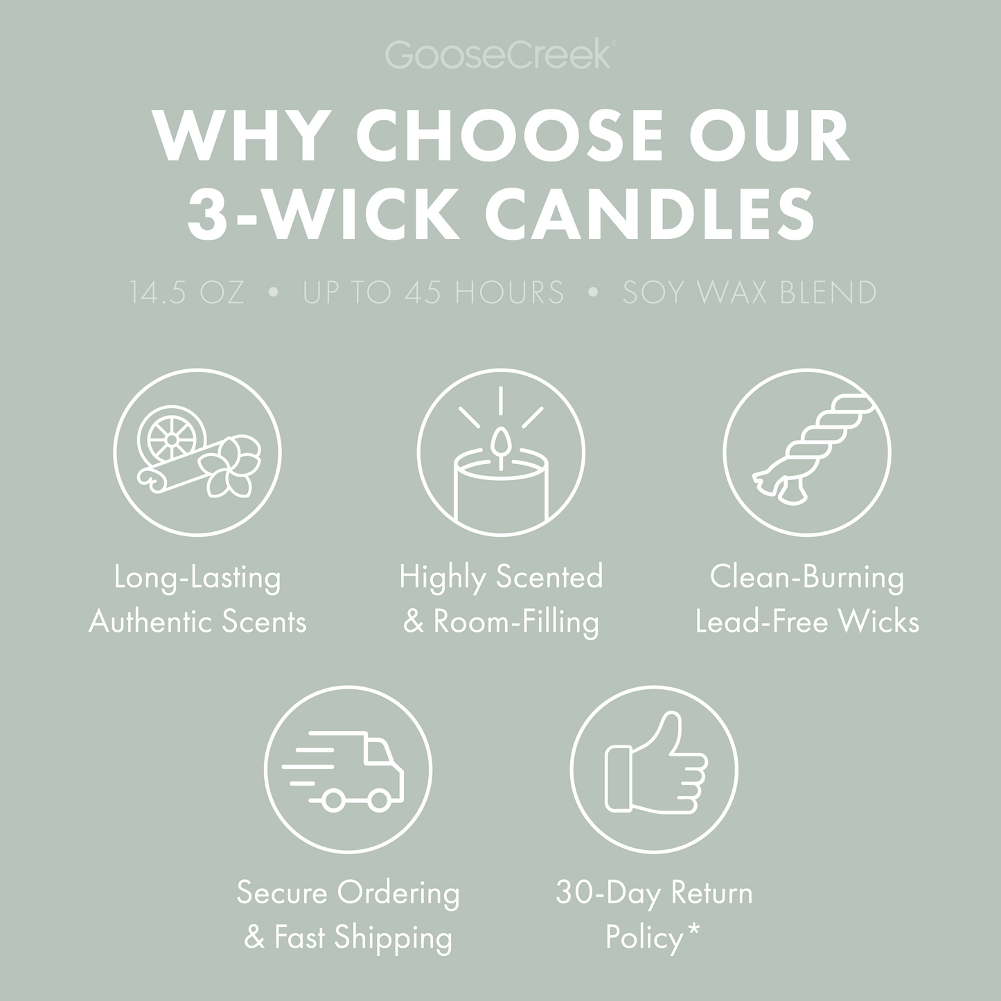 Rosemary & Peppermint Aromatherapy 3-Wick Candle
